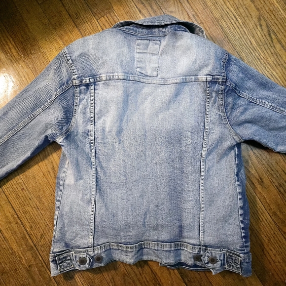 NWT Copper Rivet Designer Jean Jacket Mens Small But Unisex - Picture 4 of 7